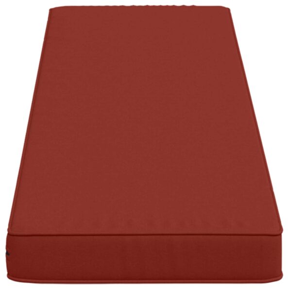 vidaXL 1-dielna poduška na lavicu VUGHT 100% polyester Červená – Obrázok 3
