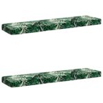 vidaXL 2-dielne podušky na lavicu VUGHT 2 pcs 100% polyester – Obrázok 2