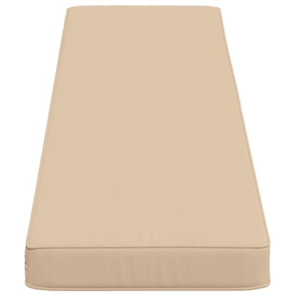 vidaXL 1-dielna poduška na lavicu VUGHT 100% polyester Krémová – Obrázok 4