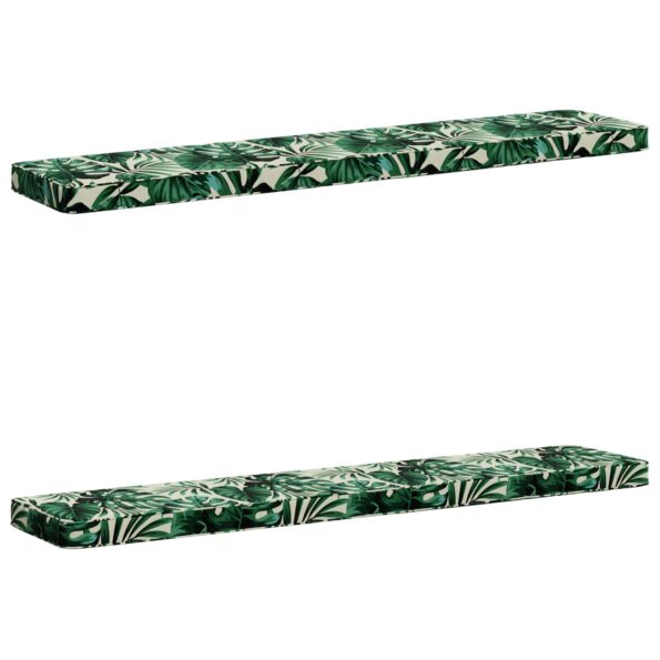 vidaXL 2-dielne podušky na lavicu VUGHT 2 pcs 100% polyester – Obrázok 2