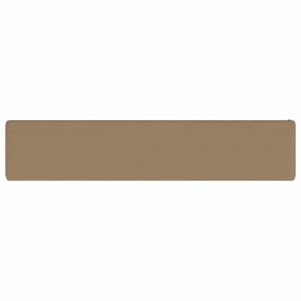 vidaXL 1-dielna poduška na lavicu VUGHT 100% polyester Sivohnedá – Obrázok 6