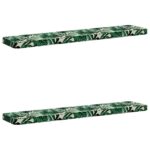 vidaXL 2-dielne podušky na lavicu VUGHT 2 pcs 100% polyester – Obrázok 2