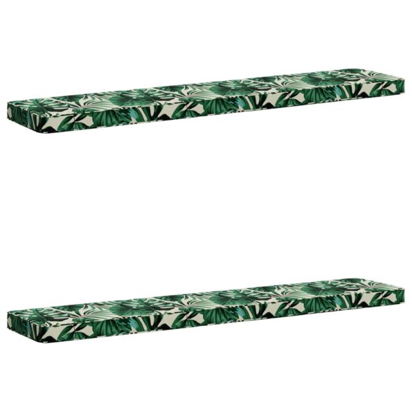 vidaXL 2-dielne podušky na lavicu VUGHT 2 pcs 100% polyester – Obrázok 2