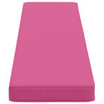 vidaXL 1-dielna poduška na lavicu VUGHT 100% polyester Ružová – Obrázok 4