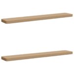 vidaXL 2-dielne podušky na lavicu VUGHT 2 pcs 100% polyester Piesková – Obrázok 2