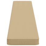 vidaXL 1-dielna poduška na lavicu VUGHT 100% polyester Béžová – Obrázok 4