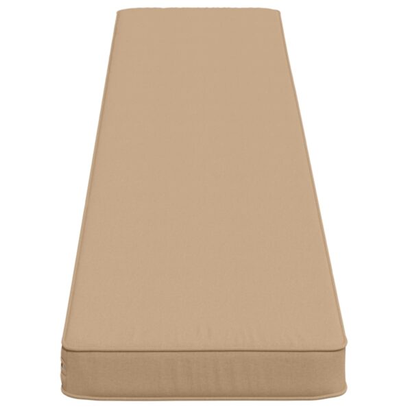 vidaXL 2-dielne podušky na lavicu VUGHT 2 pcs 100% polyester Piesková – Obrázok 5