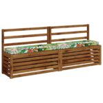 vidaXL 2-dielne podušky na lavicu VUGHT 2 pcs 100% polyester – Obrázok 3