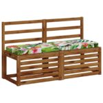 vidaXL 2-dielne podušky na lavicu VUGHT 2 pcs 100% polyester – Obrázok 3