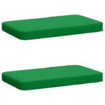 vidaXL 2-dielne podušky na lavicu VUGHT 2 pcs 100% polyester Zelená
