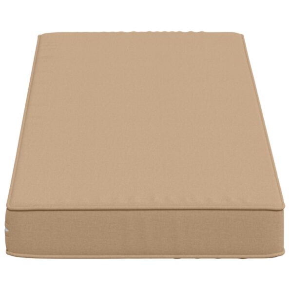 vidaXL 2-dielne podušky na lavicu VUGHT 2 pcs 100% polyester Piesková – Obrázok 5