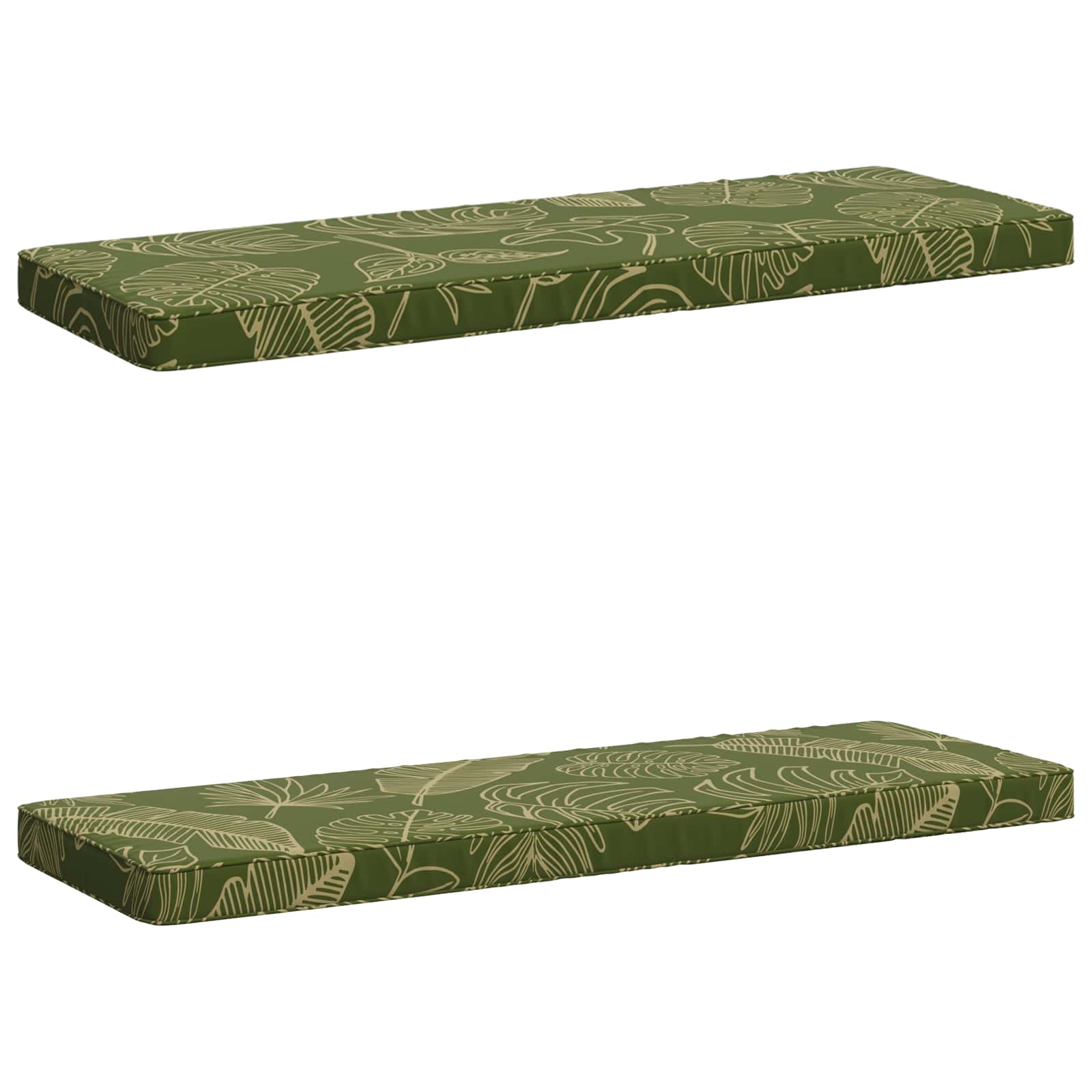 951213_1.jpg vidaXL 2-dielne podušky na lavicu VUGHT 2 ks 100% polyester – Obrázok 1