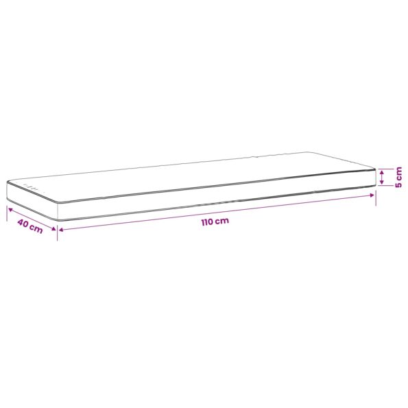 vidaXL 2-dielne podušky na lavicu VUGHT 2 ks 100% polyester – Obrázok 10
