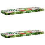 vidaXL 2-dielne podušky na lavicu VUGHT 2 ks 100% polyester