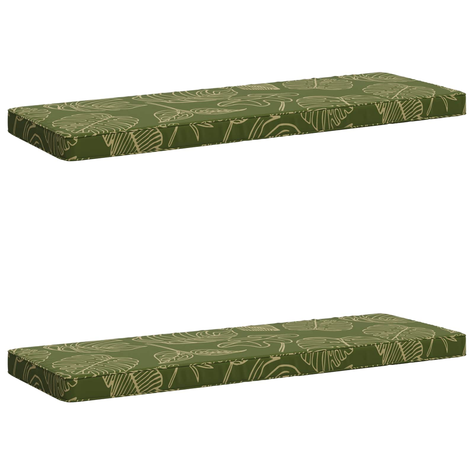 951271_1.jpg vidaXL 2-dielne podušky na lavicu VUGHT 2 ks 100% polyester – Obrázok 1