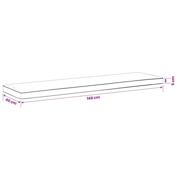 vidaXL 2-dielne podušky na lavicu VUGHT 2 ks 100% polyester – Obrázok 10
