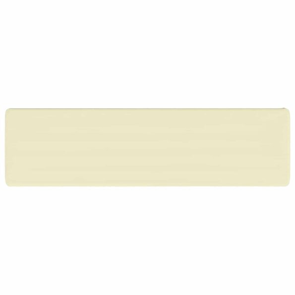 vidaXL 2-dielne podušky na lavicu VUGHT 2 ks 100% polyester Krémová – Obrázok 7