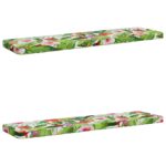 vidaXL 2-dielne podušky na lavicu VUGHT 2 ks 100% polyester – Obrázok 2
