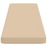 vidaXL 2-dielne podušky na lavicu VUGHT 2 ks 100% polyester Krémová – Obrázok 5
