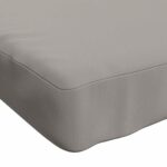 vidaXL 1-dielna poduška na lavicu VUGHT 100% polyester Sivá – Obrázok 7