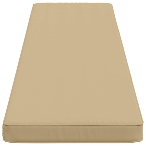 vidaXL 1-dielna poduška na lavicu VUGHT 100% polyester Béžová – Obrázok 4