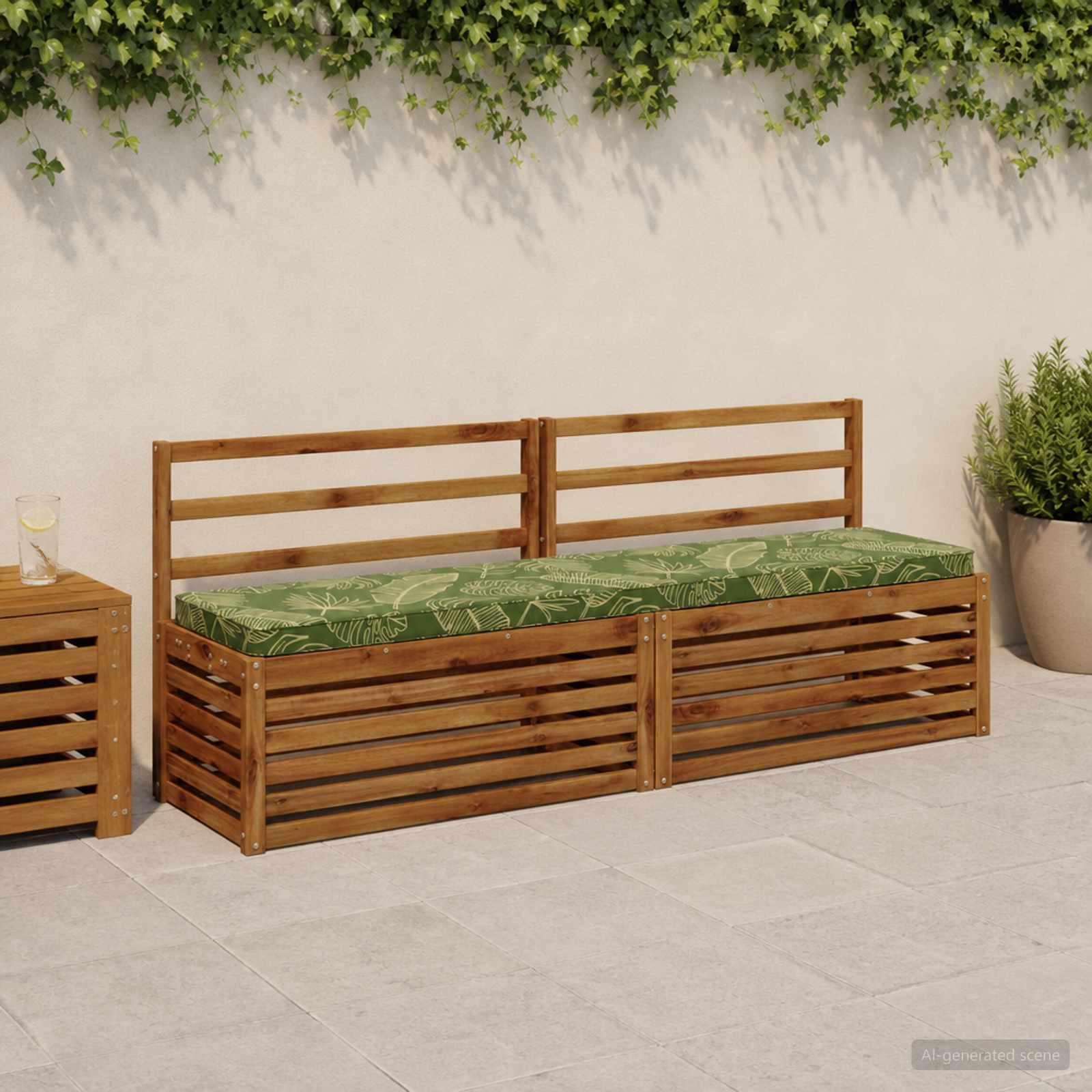 951560_1.jpg vidaXL 1-dielna poduška na lavicu VUGHT 100% polyester 180 x 40 x 5 cm – Obrázok 1