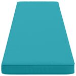vidaXL 1-dielna poduška na lavicu VUGHT 100% polyester Tyrkysová – Obrázok 4