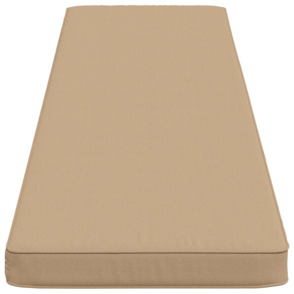 vidaXL 2-dielne podušky na lavicu VUGHT 2 ks 100% polyester Piesková – Obrázok 5