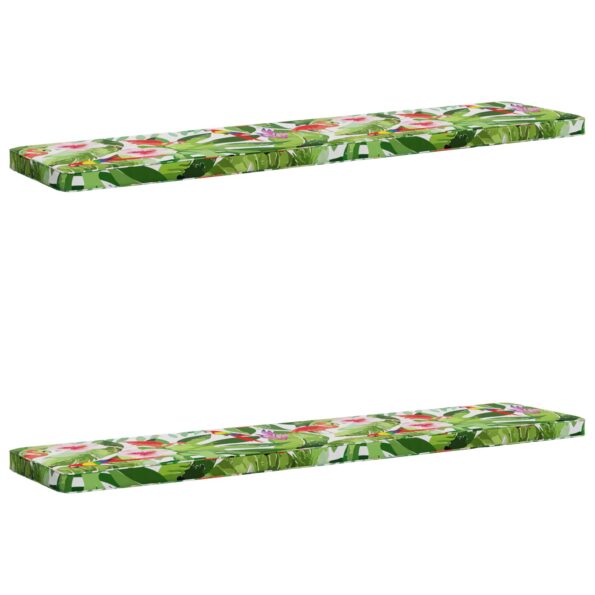 vidaXL 2-dielne podušky na lavicu VUGHT 2 ks 100% polyester – Obrázok 2