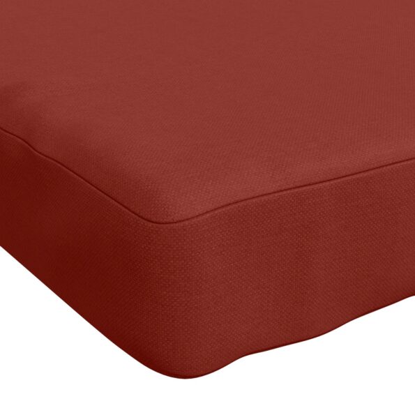 vidaXL 2-dielne podušky na lavicu VUGHT 2 ks 100% polyester Červená – Obrázok 7