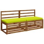 vidaXL 2-dielne podušky na lavicu VUGHT 2 ks 100% polyester – Obrázok 2