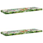 vidaXL 2-dielne podušky na lavicu VUGHT 2 ks 100% polyester – Obrázok 2