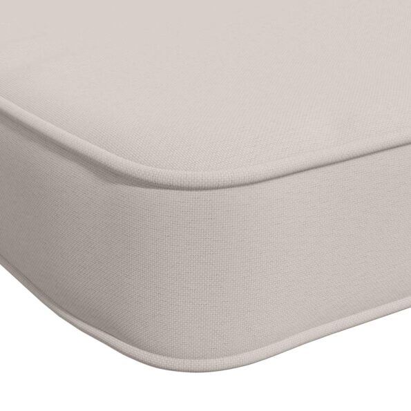vidaXL 2-dielne podušky na lavicu VUGHT 2 ks 100% polyester Biela – Obrázok 8
