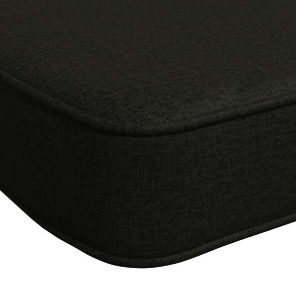 vidaXL 2-dielne podušky na lavicu VUGHT 2 ks 100% polyester Čierna – Obrázok 8