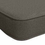 vidaXL 2-dielne podušky na lavicu VUGHT 2 ks 100% polyester Sivá – Obrázok 8