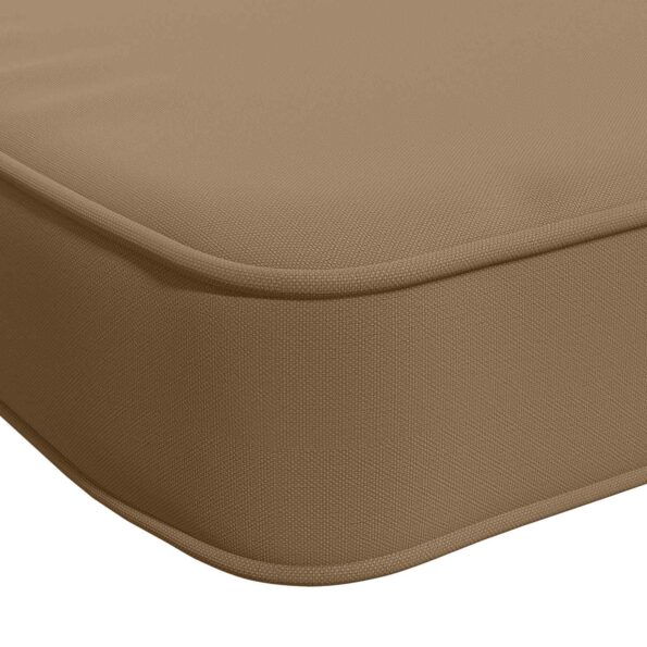 vidaXL 2-dielne podušky na lavicu VUGHT 2 ks 100% polyester Sivohnedá – Obrázok 8