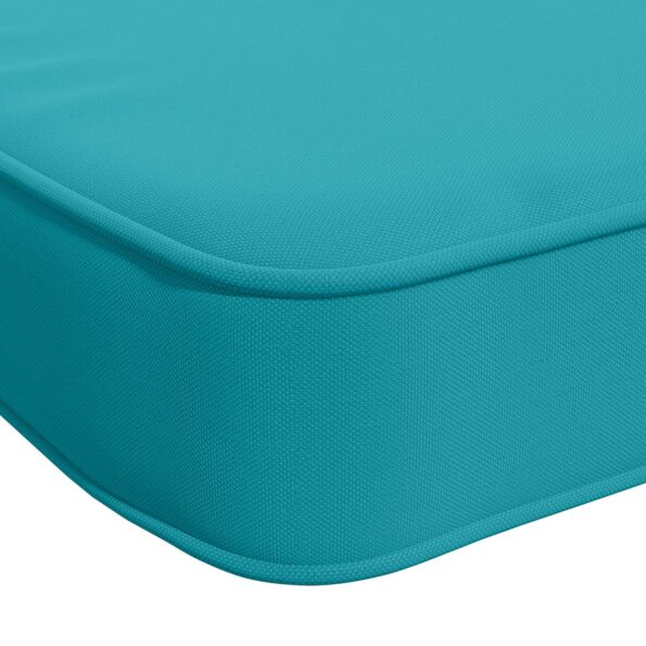 vidaXL 2-dielne podušky na lavicu VUGHT 2 ks 100% polyester Tyrkysová – Obrázok 8