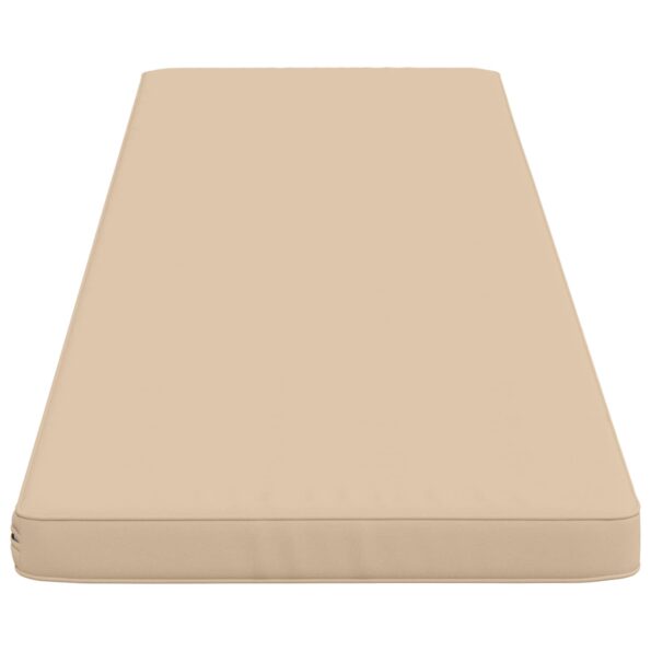 vidaXL 1-dielna poduška na lavicu VUGHT 100% polyester Krémová – Obrázok 4
