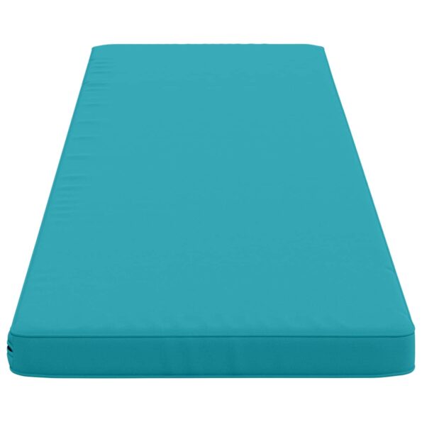 vidaXL 2-dielne podušky na lavicu VUGHT 2 ks 100% polyester Tyrkysová – Obrázok 5