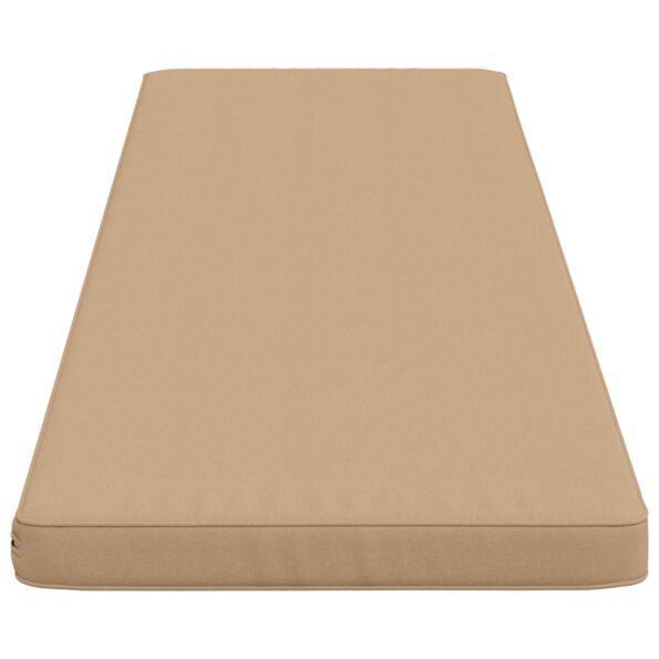 vidaXL 2-dielne podušky na lavicu VUGHT 2 ks 100% polyester Piesková – Obrázok 5