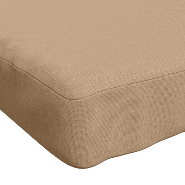 vidaXL 2-dielne podušky na lavicu VUGHT 2 ks 100% polyester Piesková – Obrázok 8