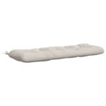 vidaXL Vankúš na lavičku VIANEN 100% polyester Biela 100 x 40 x 12 cm