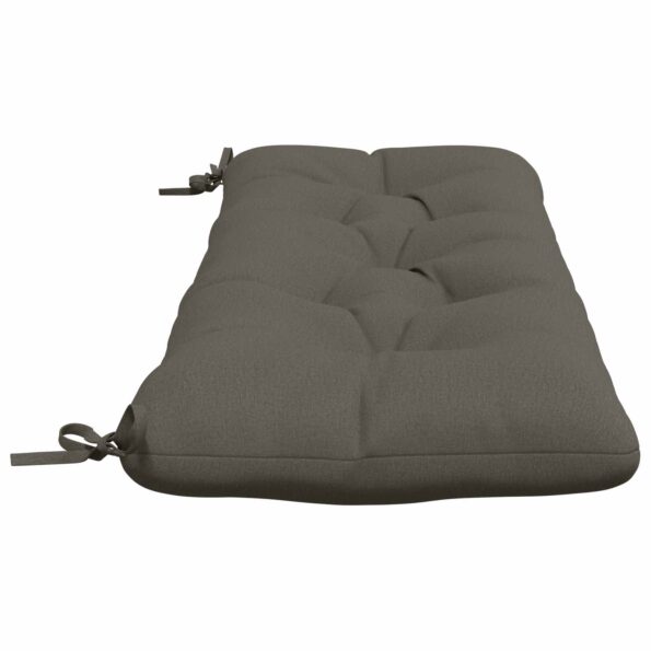 vidaXL Vankúš na lavičku VIANEN 100% polyester Sivá 100 x 40 x 12 cm – Obrázok 4