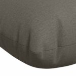 vidaXL Vankúš na lavičku VIANEN 100% polyester Sivá 100 x 40 x 12 cm – Obrázok 6