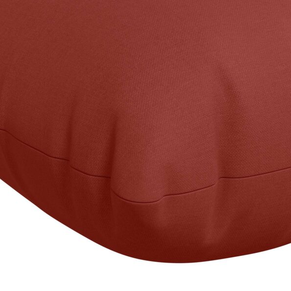 vidaXL Vankúš na lavičku VIANEN 100% polyester Červená – Obrázok 6