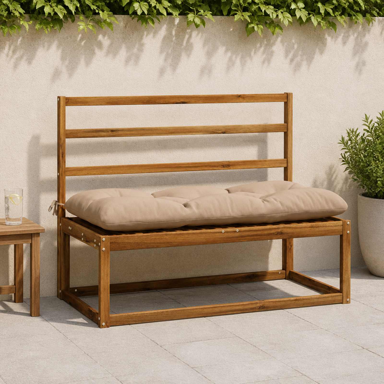 952422_1.jpg vidaXL Vankúš na lavičku VIANEN 100% polyester Piesková – Obrázok 1