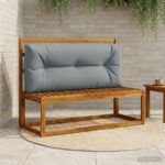 vidaXL Vankúš na paletu VIANEN 100% polyester Modrá 120 x 50 x 12 cm