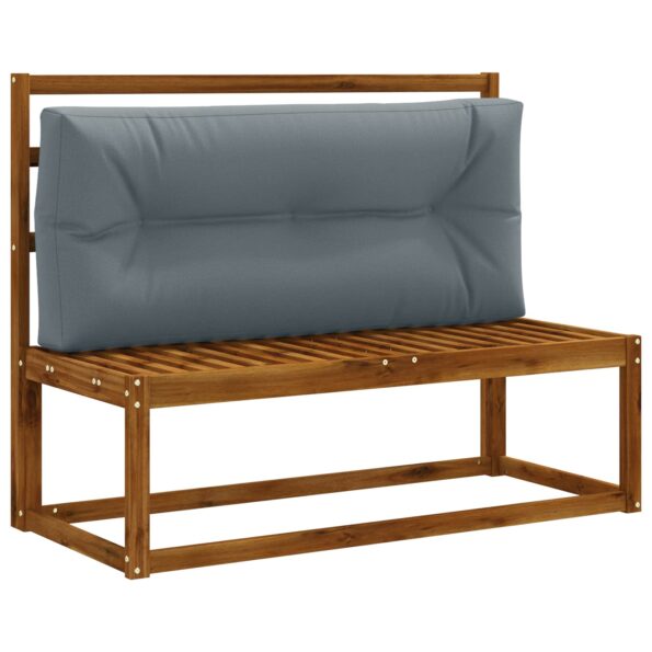 vidaXL Vankúš na paletu VIANEN 100% polyester Modrá 120 x 50 x 12 cm – Obrázok 3