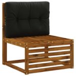 vidaXL Vankúš na paletu VIANEN 100% polyester Čierna 70 x 60 x 12 cm – Obrázok 3