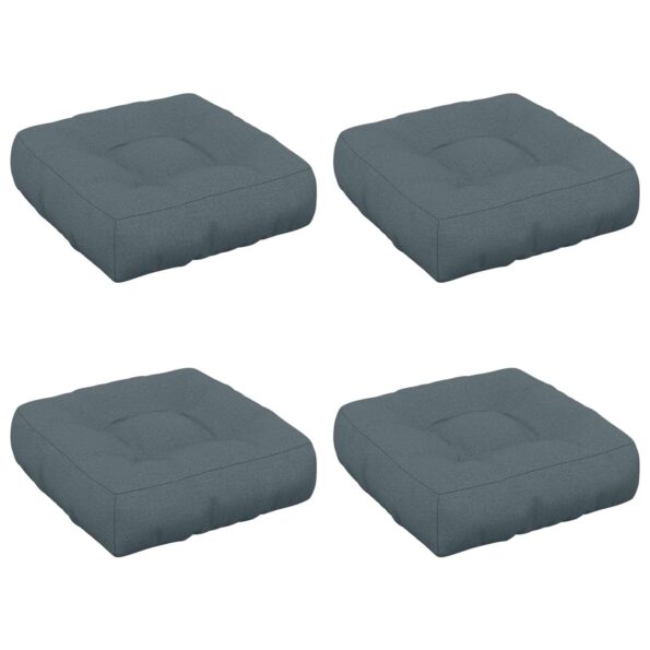 vidaXL 4-dielne sedacie vankúše VIANEN 4 pcs 100% polyester Modrá – Obrázok 2